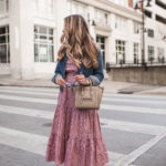 A Spring Dress + Denim Jacket