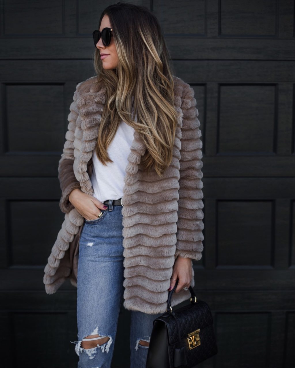 Faux Fur Coat