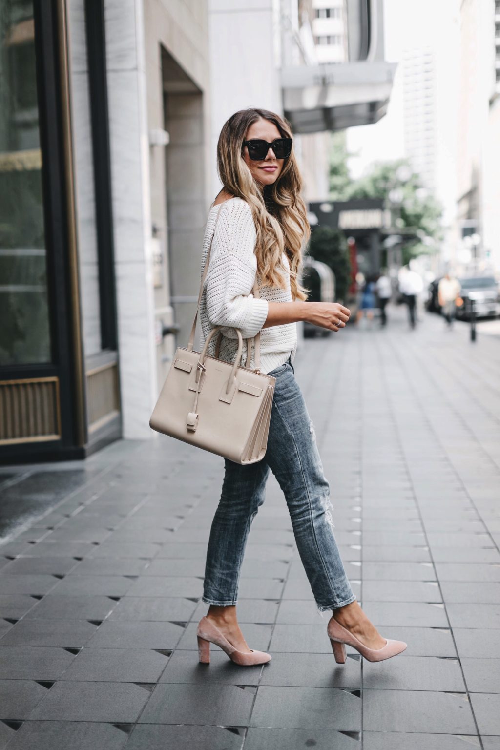 Pink Velvet Pumps