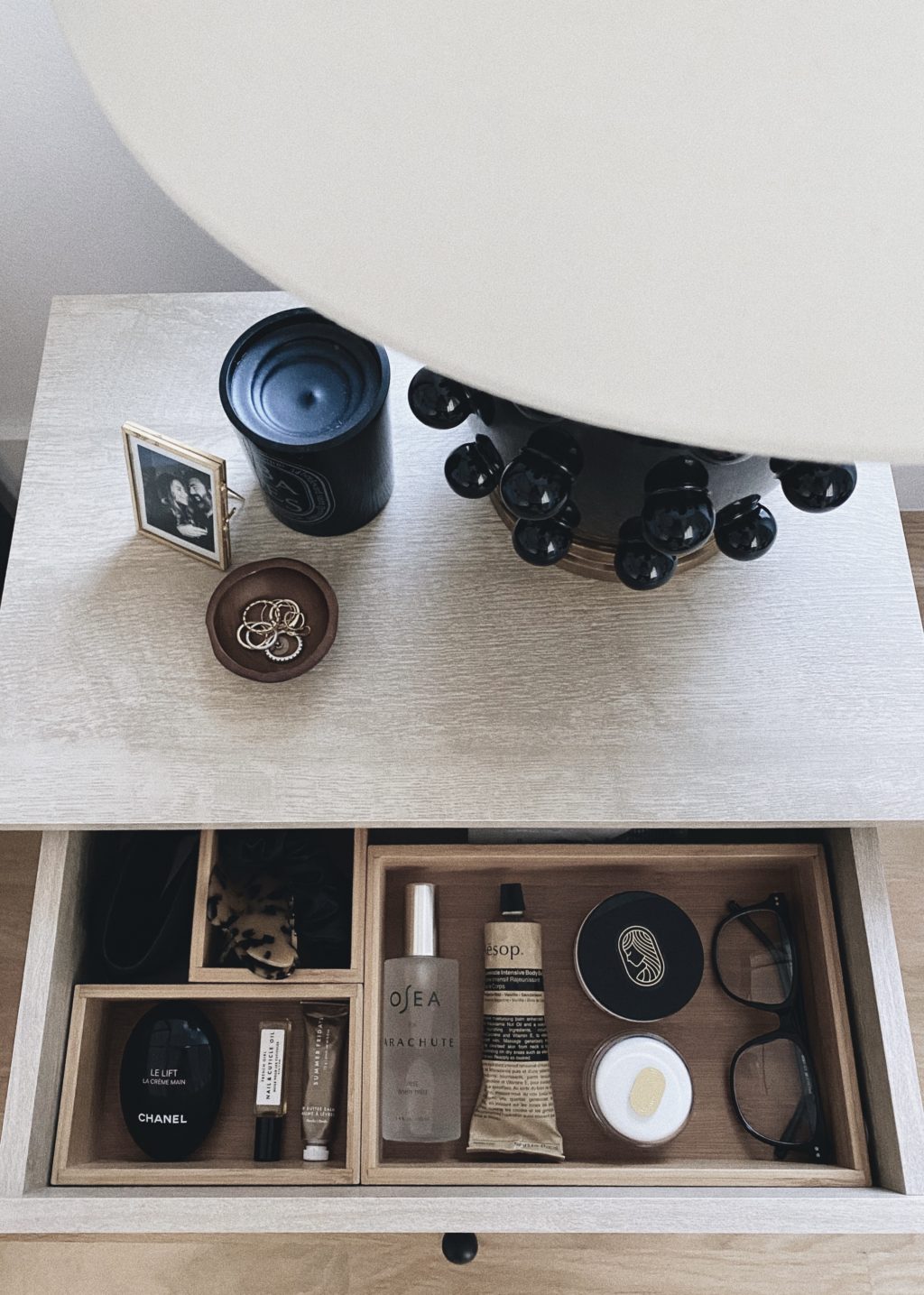 nightstand organization 