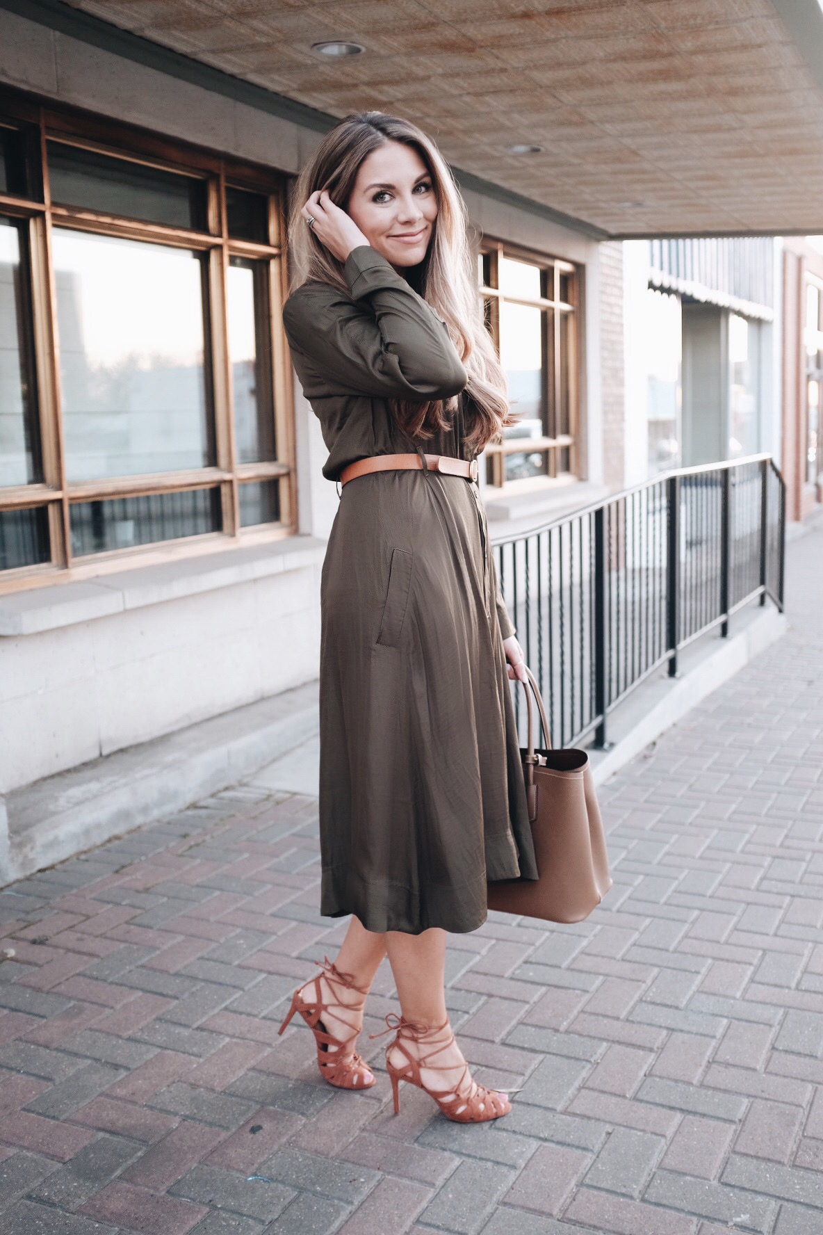 Belted Shirtdress