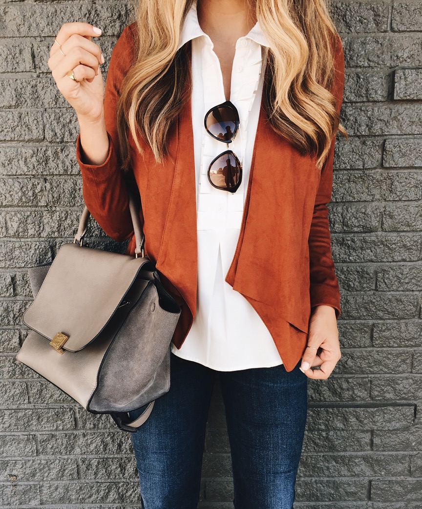 Suede Blazer 