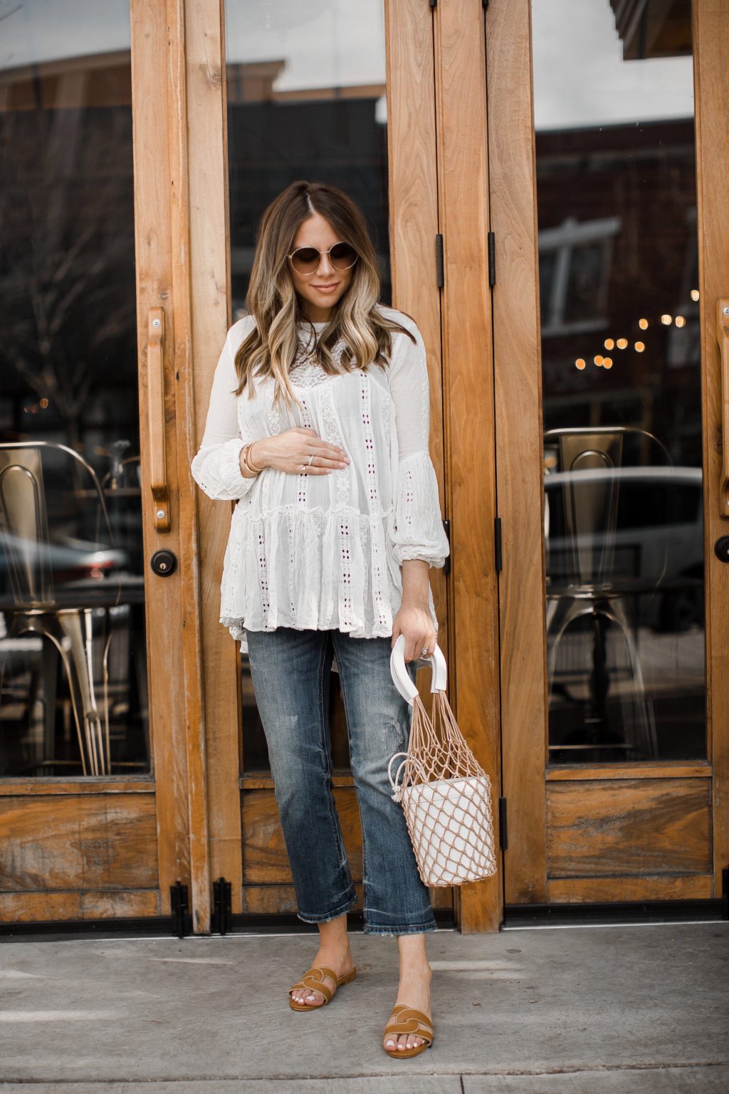 The White Lace Tunic You Can Wear Now and Later This Summer
