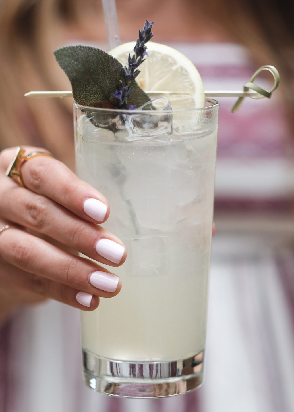 Easy Lavender Lemon Cocktail