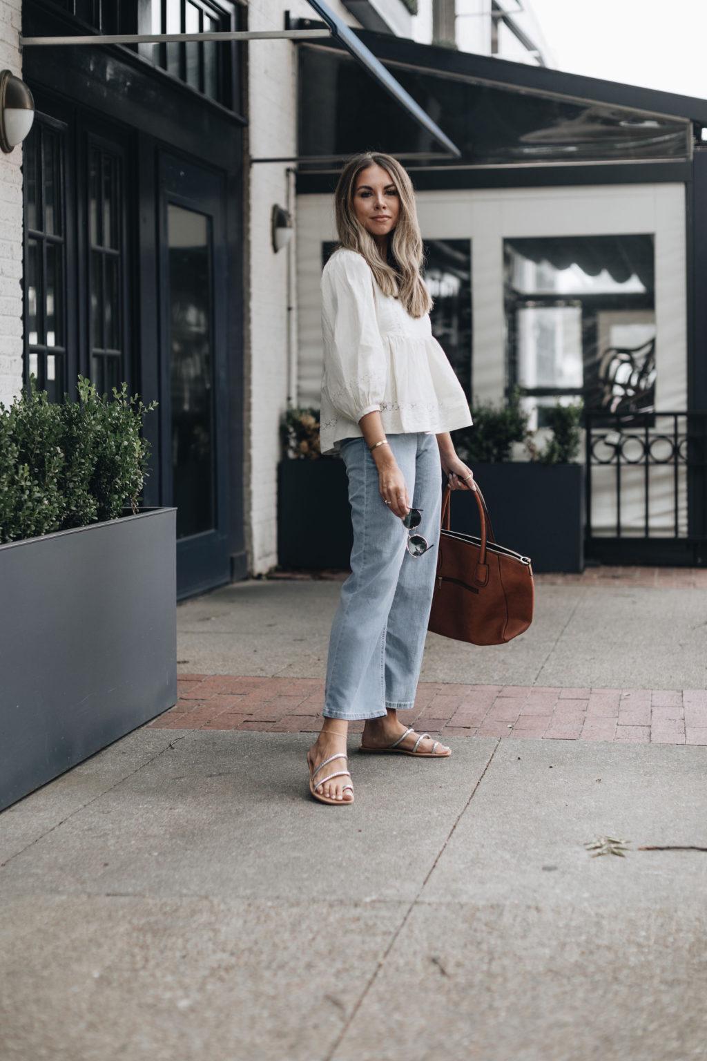 Peplum Top Outfit