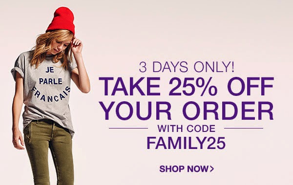 Shopbop Friends and Family