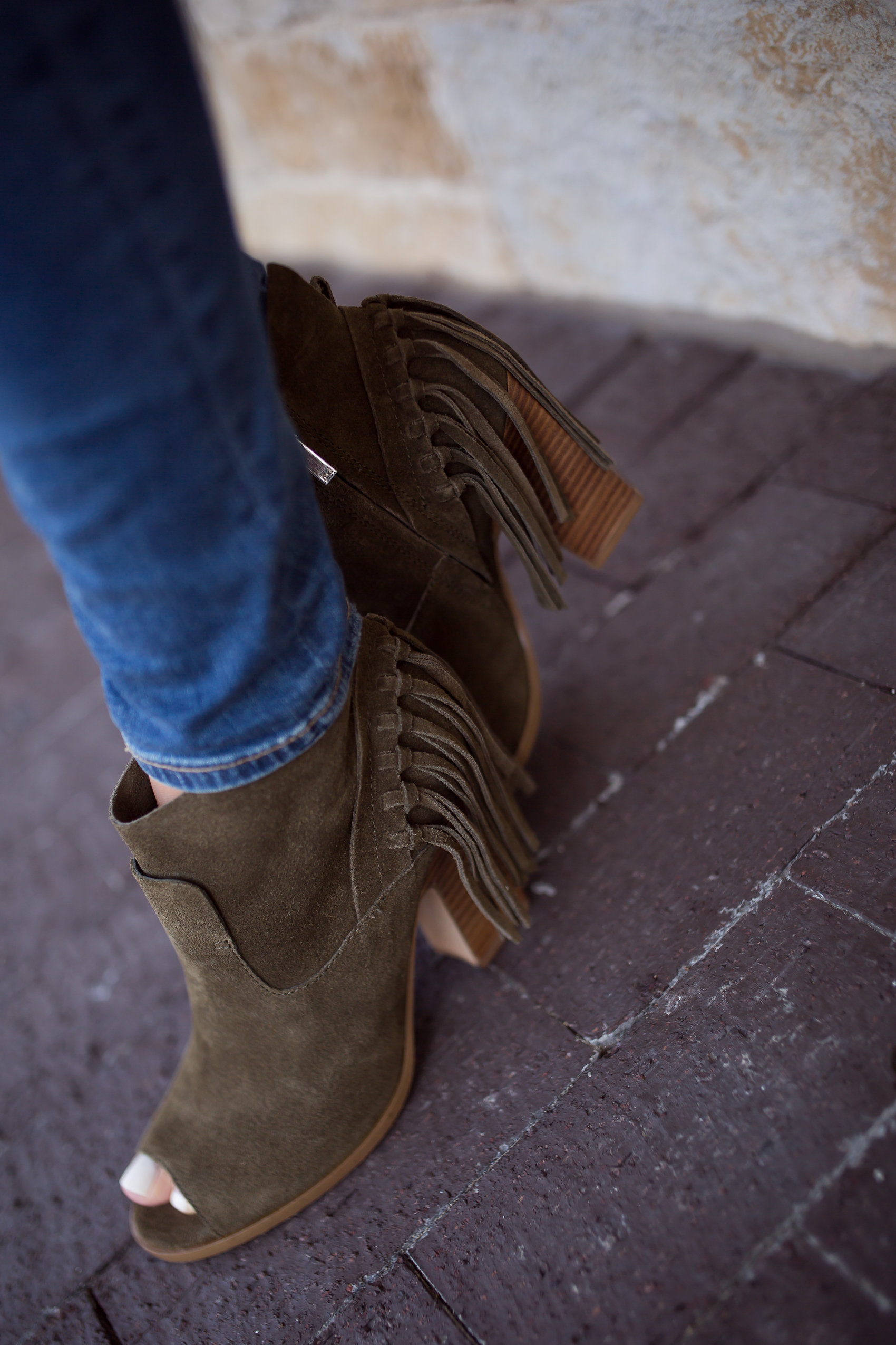 Marc Fisher Fringe Booties