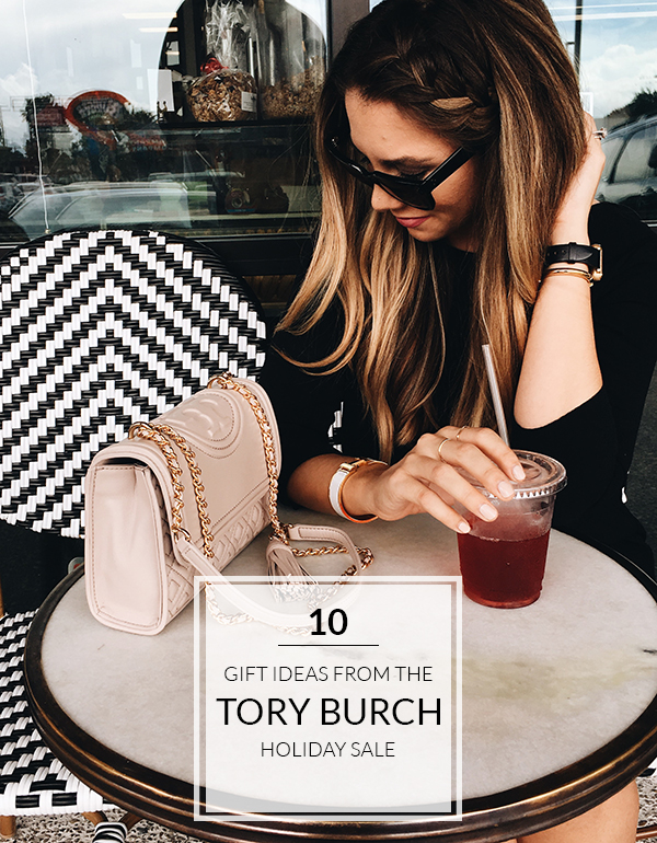 Tory burch gemini tote sale cheap