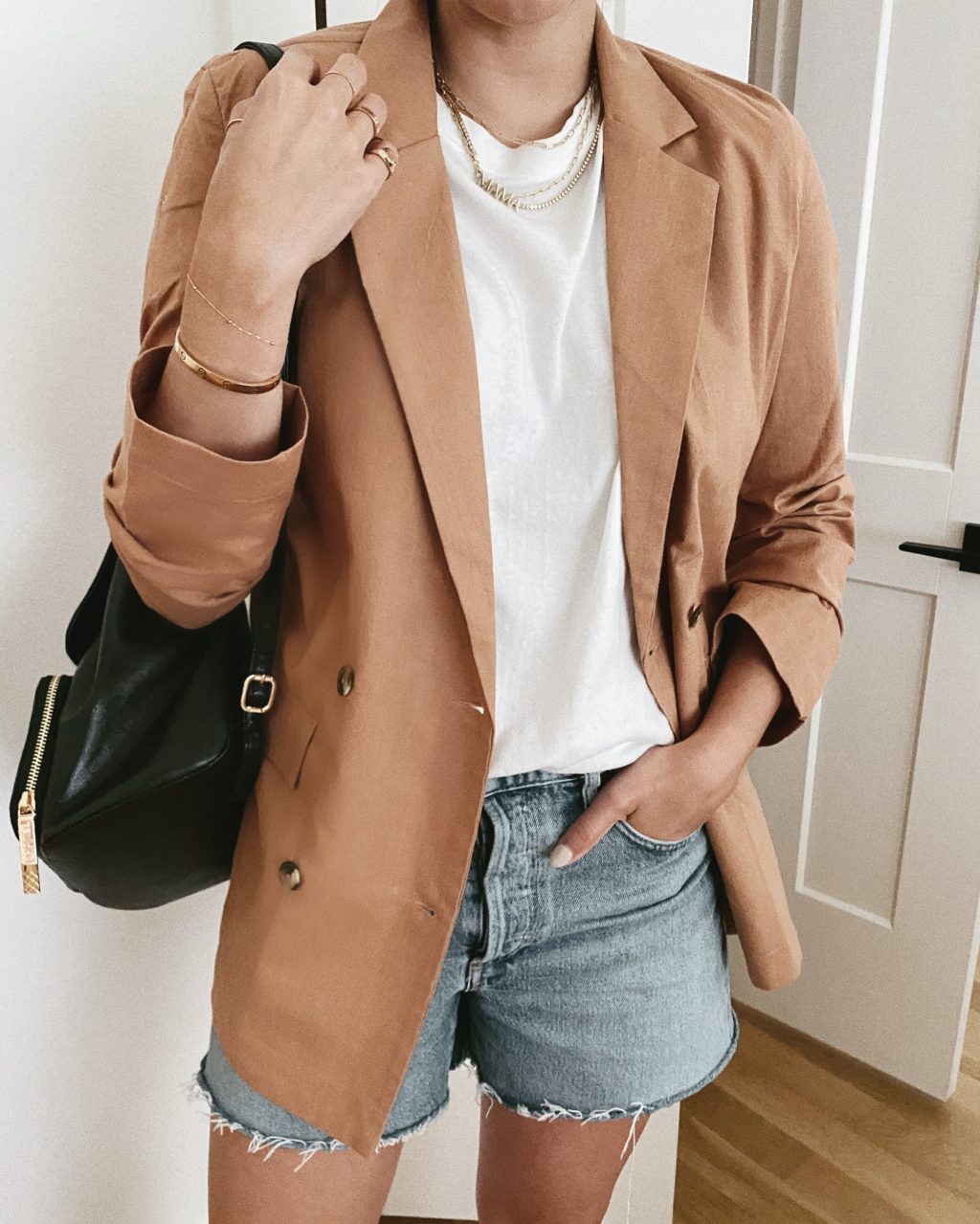 tan blazer