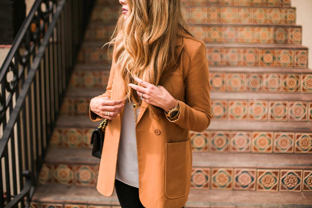 Tan Boyfriend Blazer