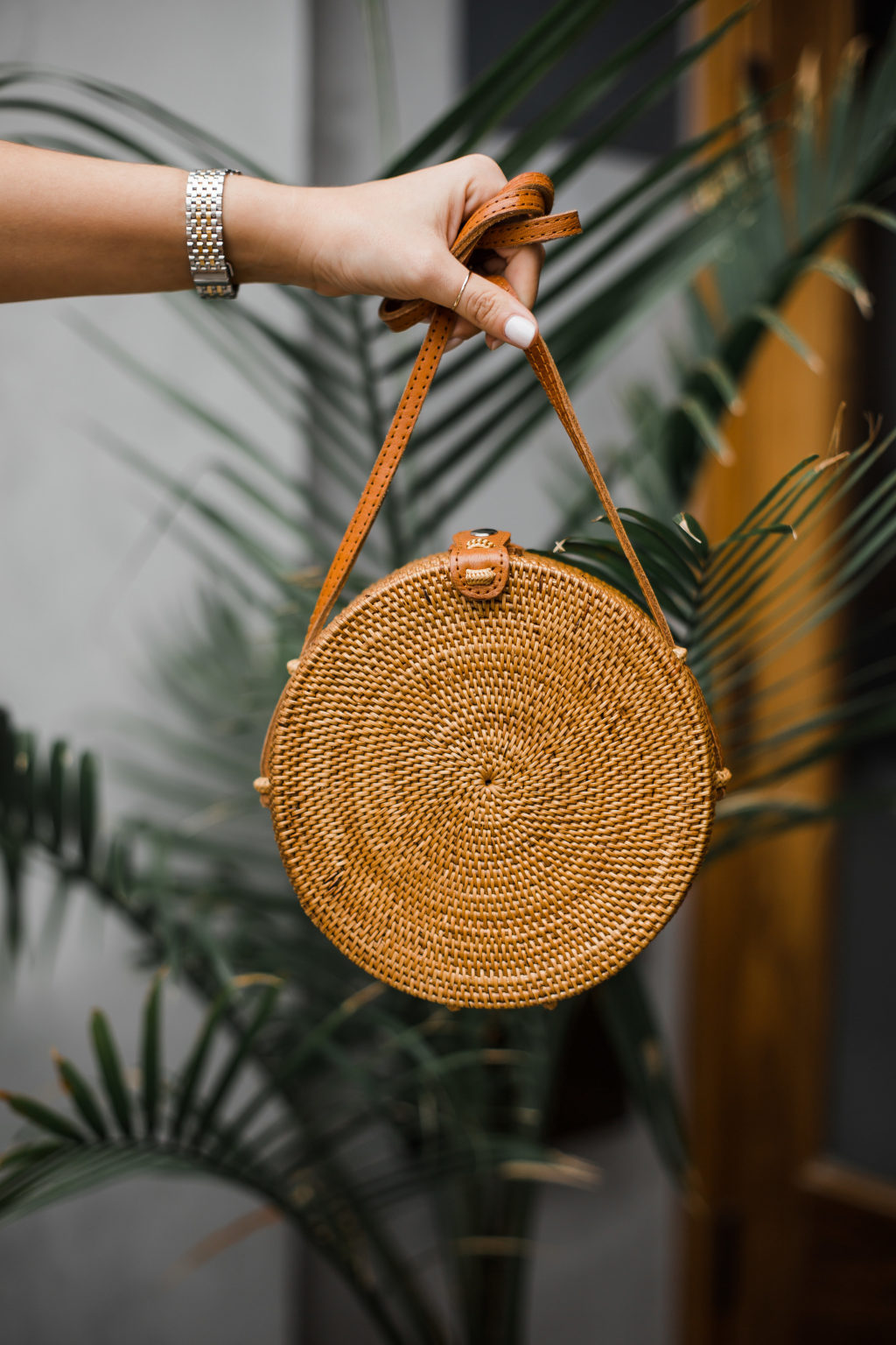 Round Straw Bag