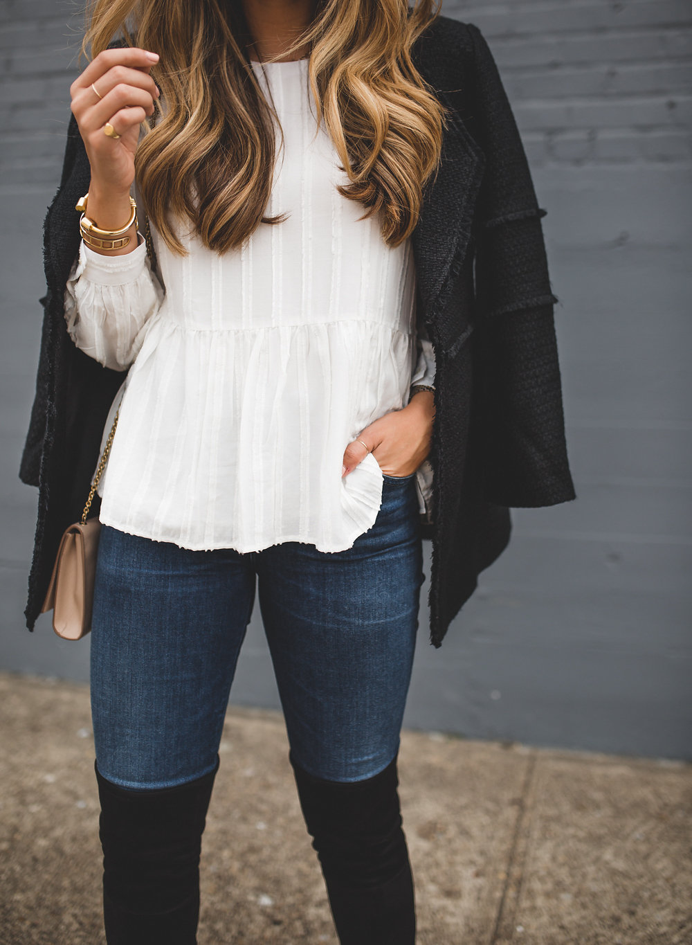 Peplum blouse