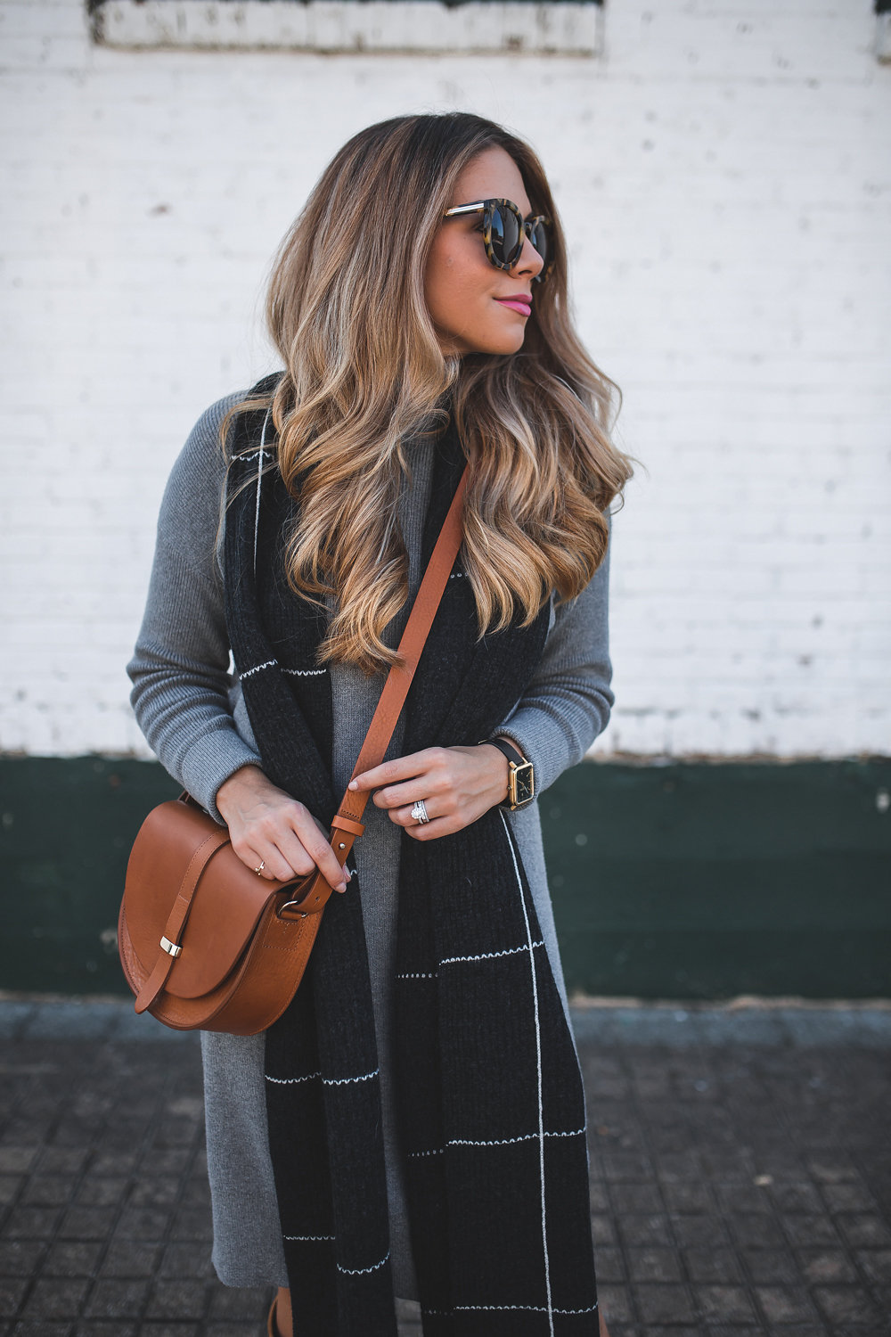 sweater dress with jeans