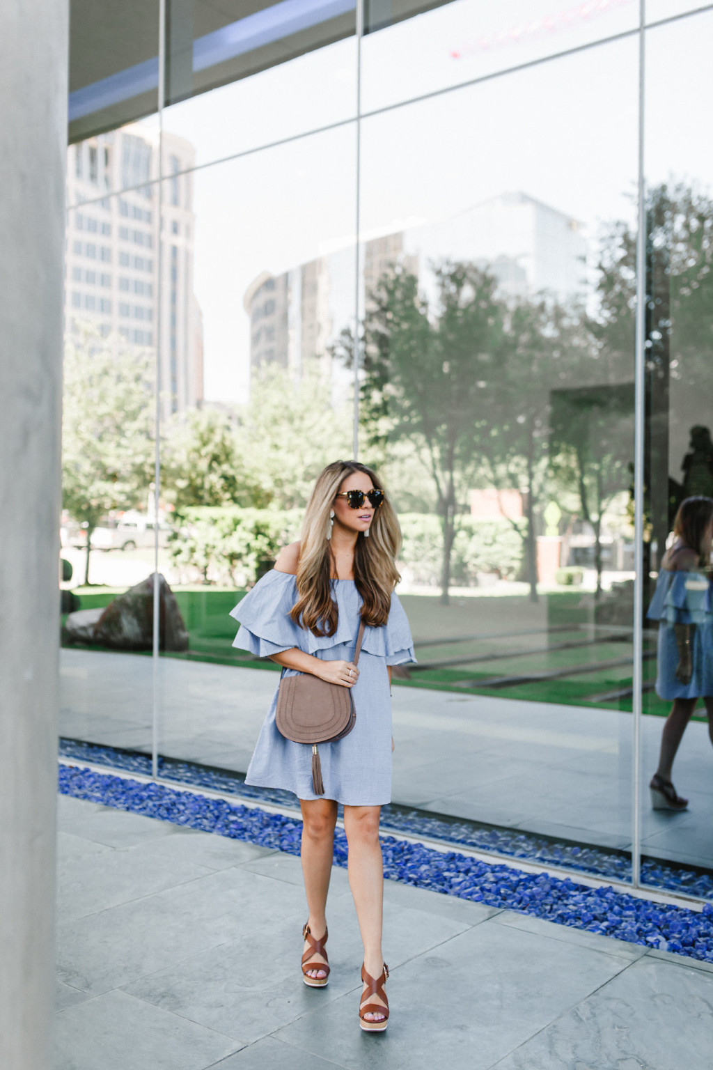 Ruffled Off The Shoulder Dress