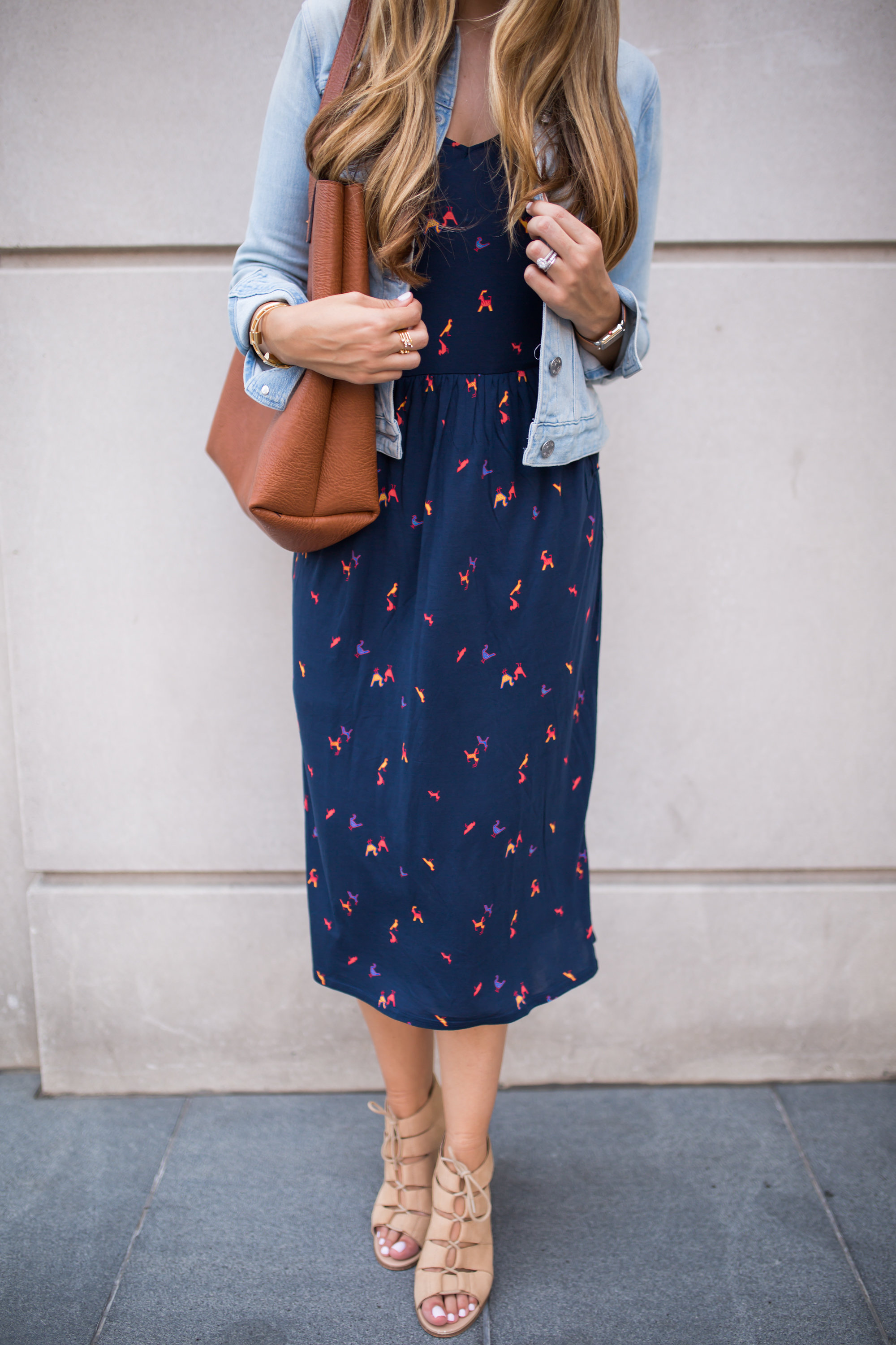 denim work dress