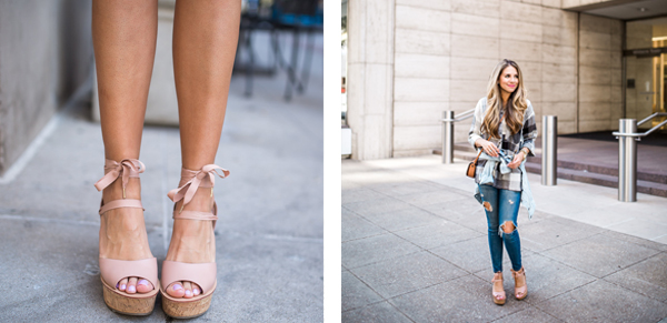 Topshop Cork Wedges