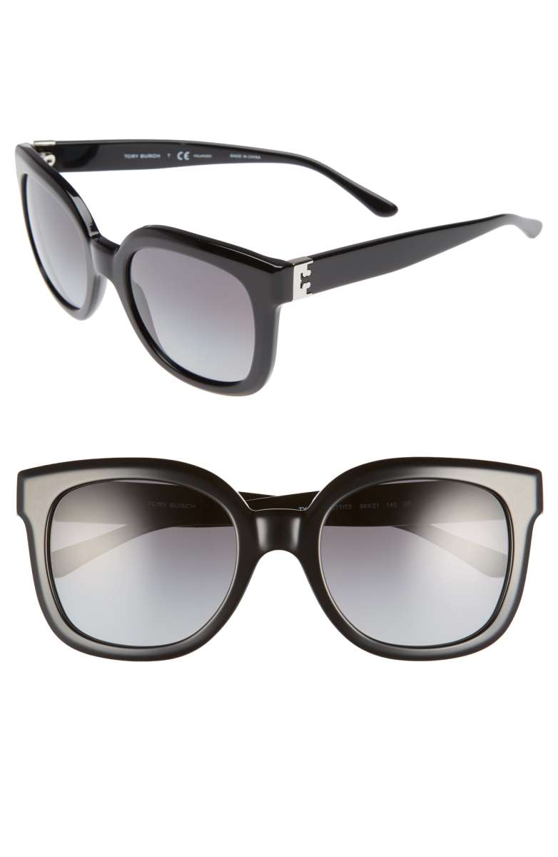 Tory Burch Mordern-T 54mm Gradient Cat Eye Sunglasses