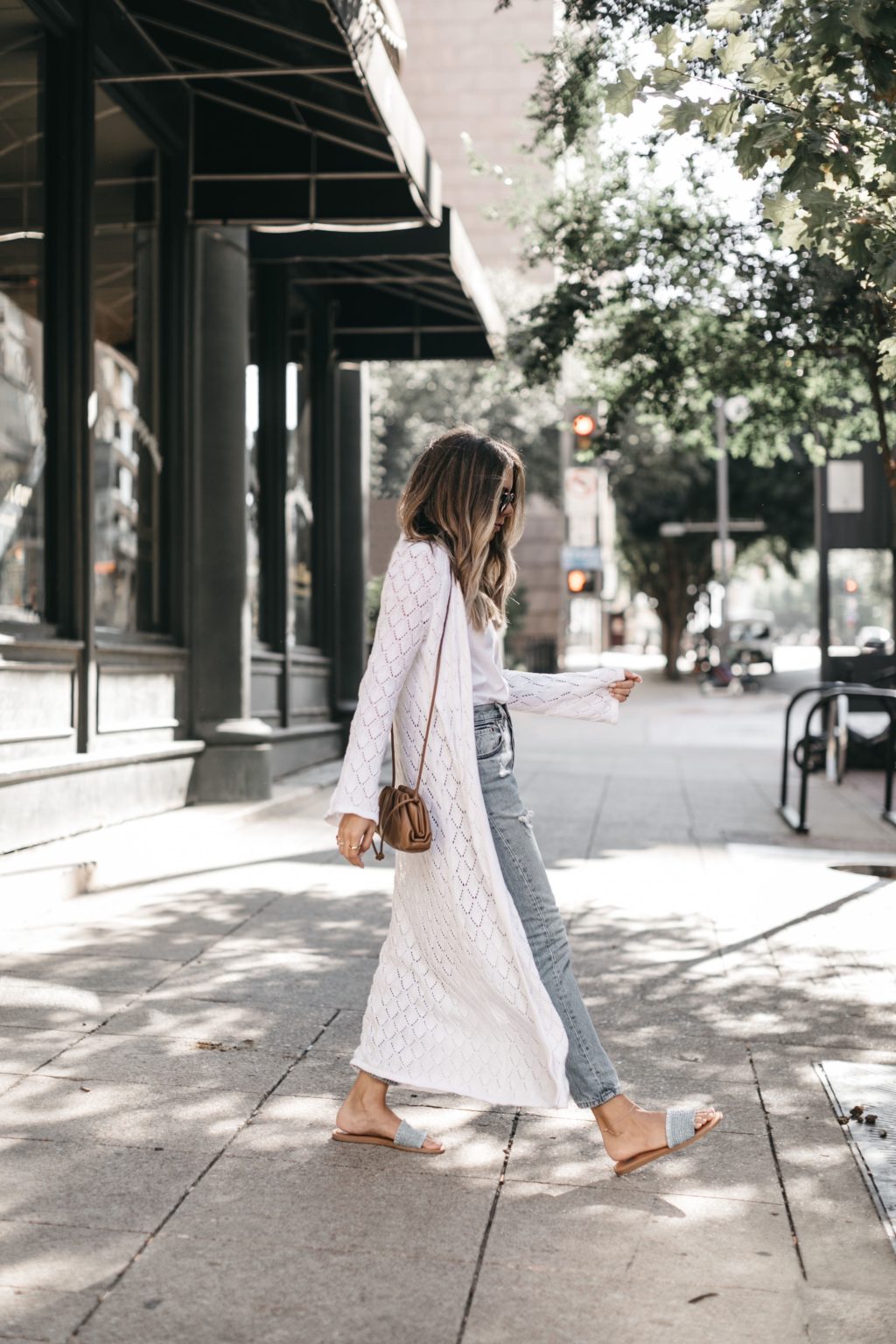 White Duster Outfit