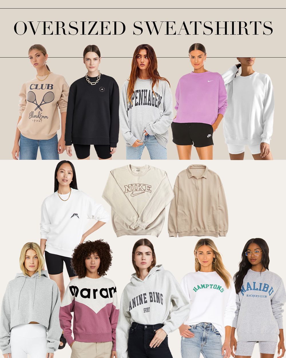 13 Oversized Sweatshirts I’m Eyeing At The Moment