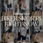 7 WAYS TO WEAR BIKER SHORTS RIGHT NOW