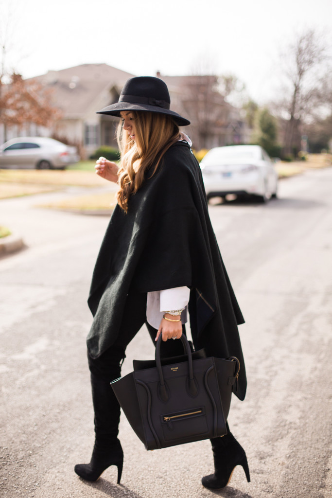 black and white outfit