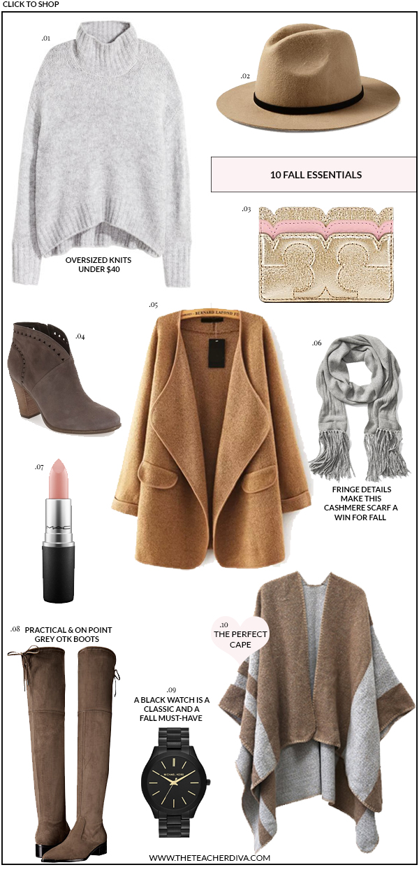 10 Fall Essentials You'll Want in Your Closet Now