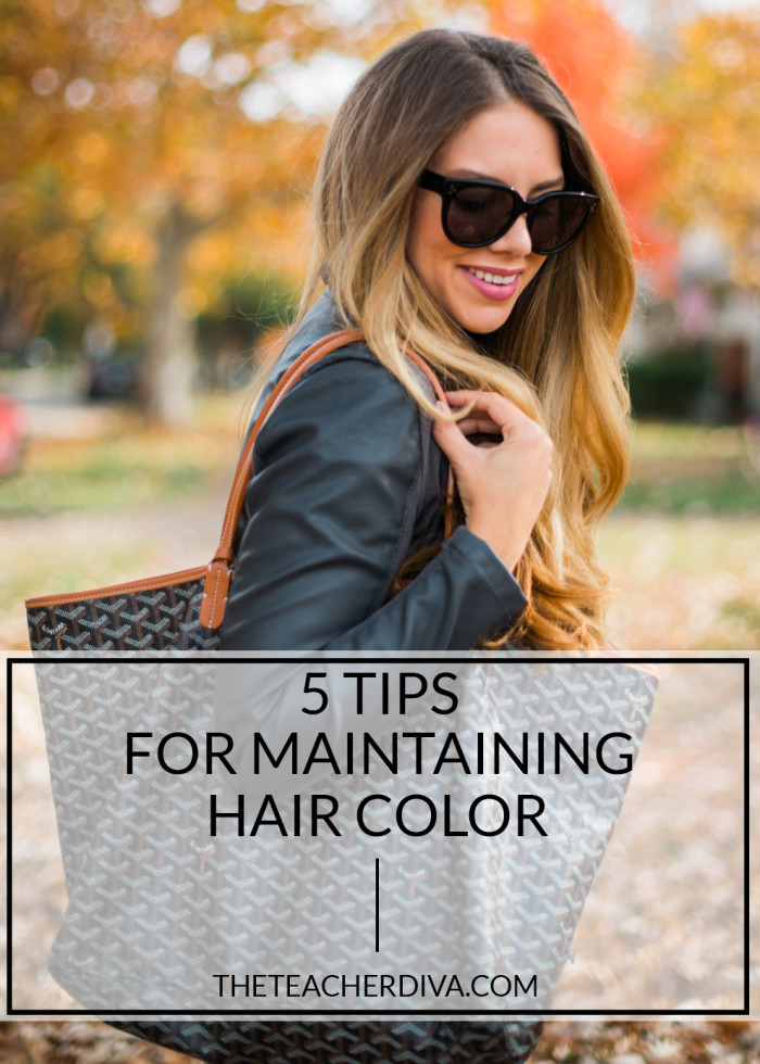 how to maintain hair color