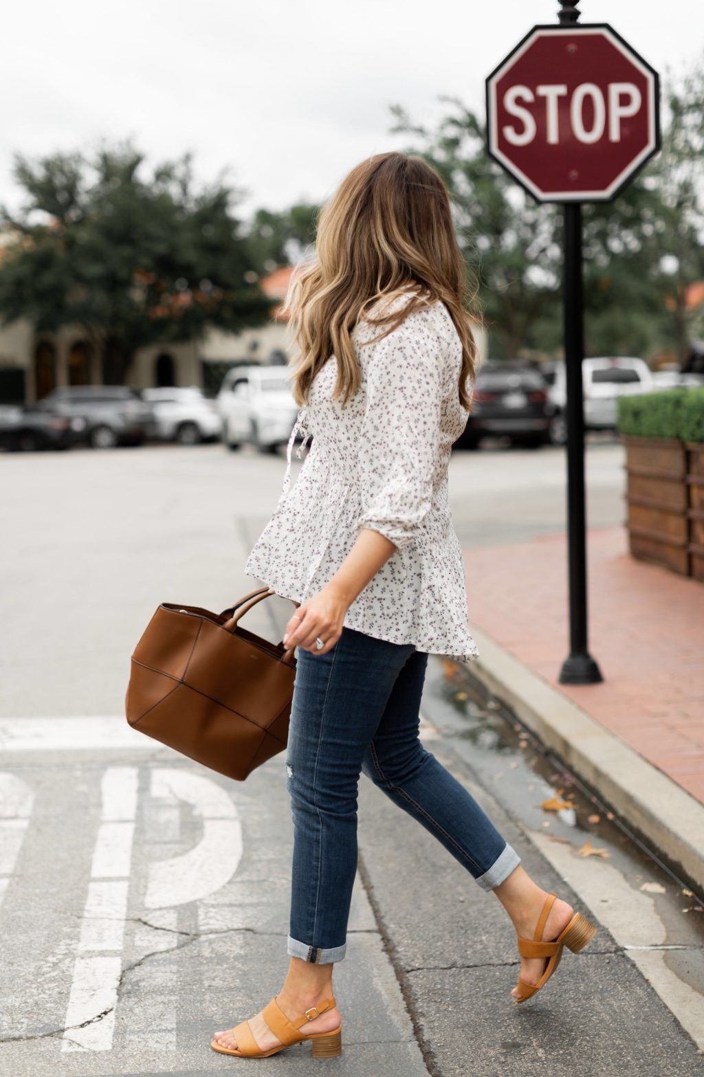 Girl On a Budget: Boho Floral Blouse