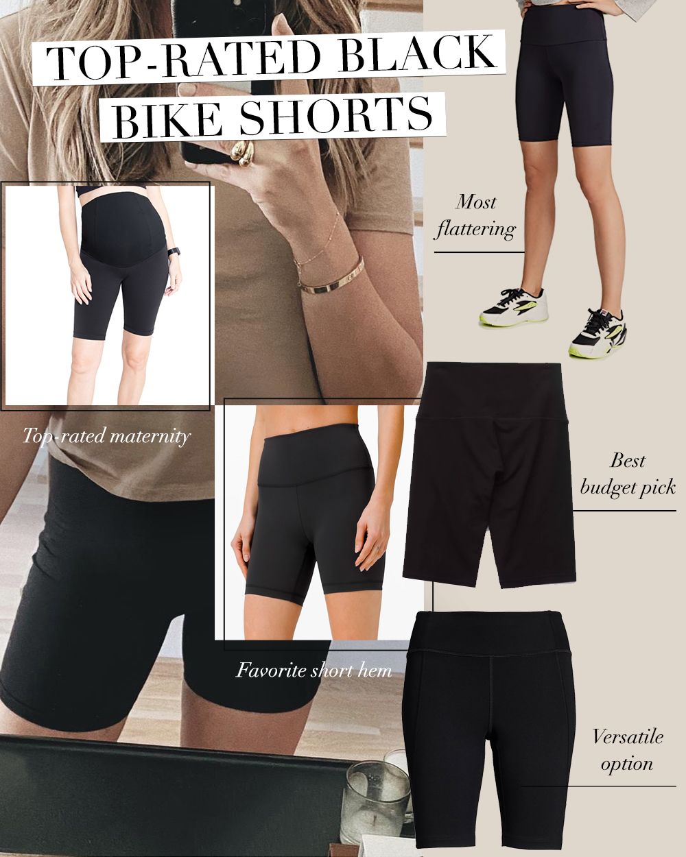 Top-Rated Black Bike Shorts