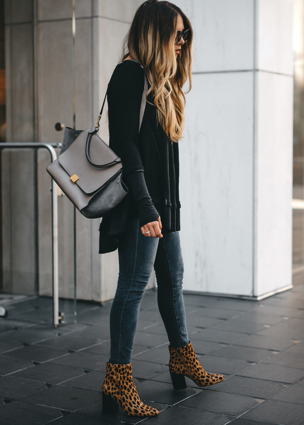 leopard boots street style