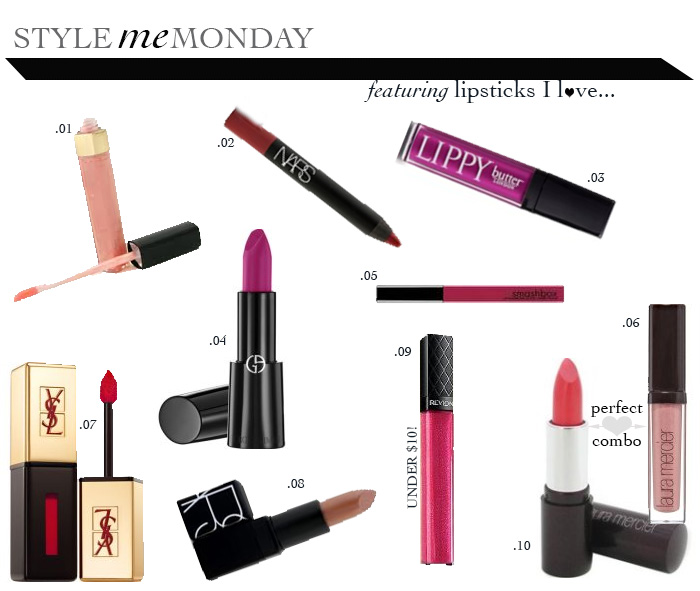 Style Me Monday | Lipstick Favorites