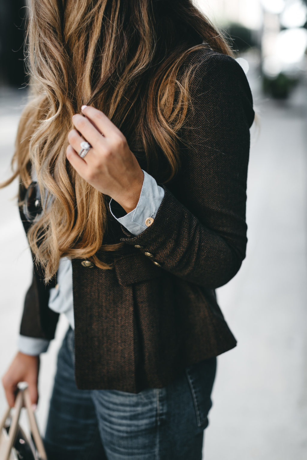 Fall Herringbone Blazer