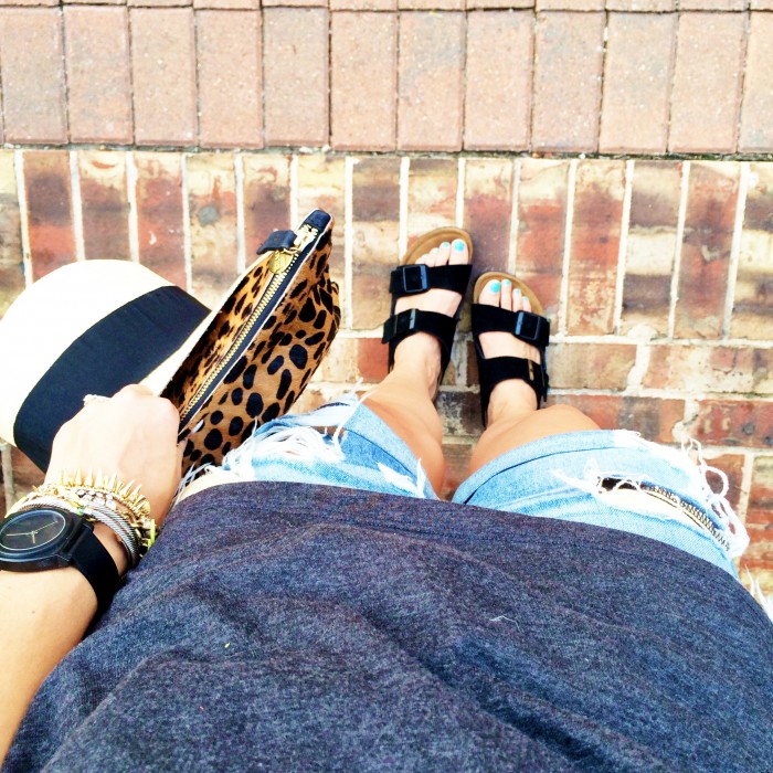 leopard clutch