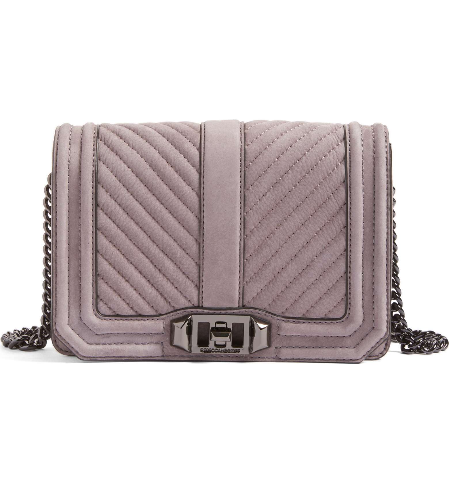 Rebecca Minkoff Small Love Nubuck Crossbody Bag