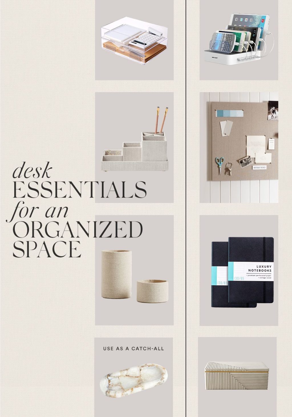 Desk Essentials for an Organized Space