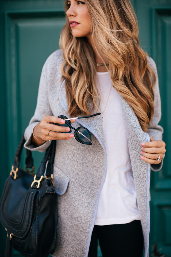 Grey Shawl Cardigan | The Teacher Diva: a Dallas Fashion Blog featuring ...