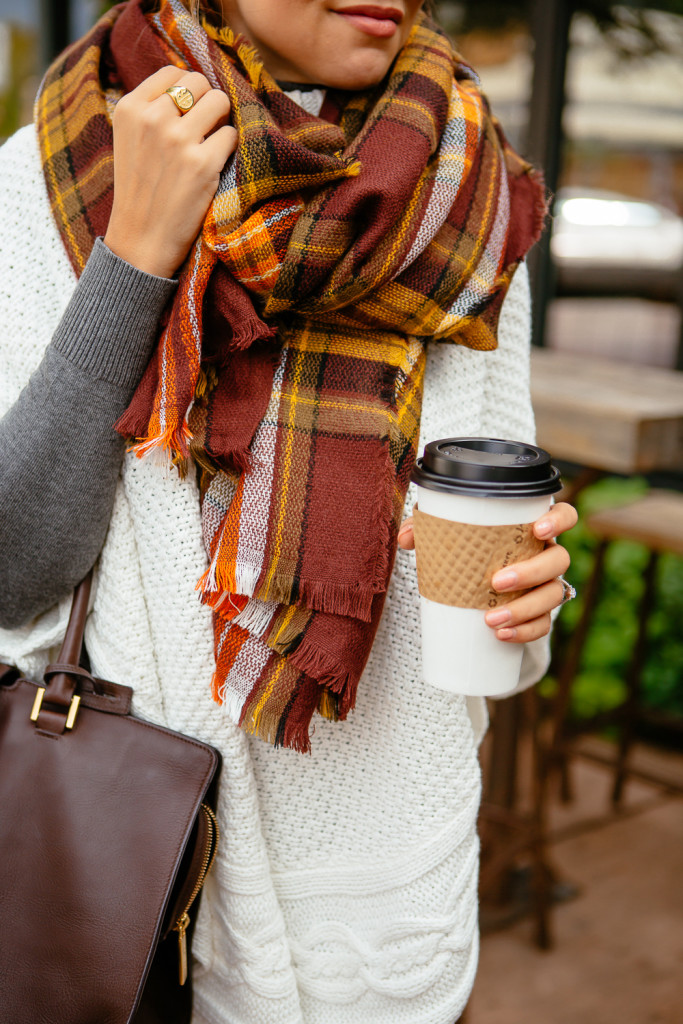 blanket scarf outfit