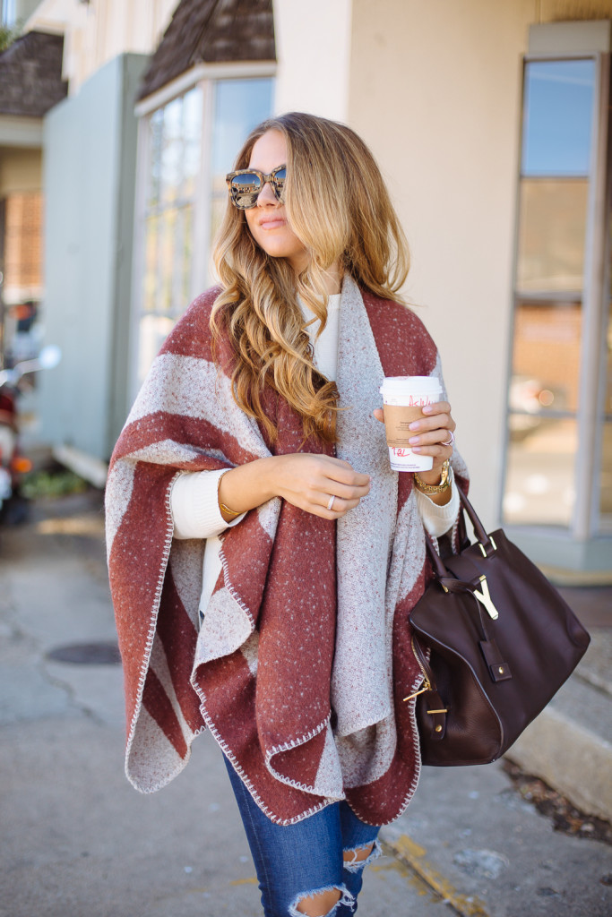 striped cape