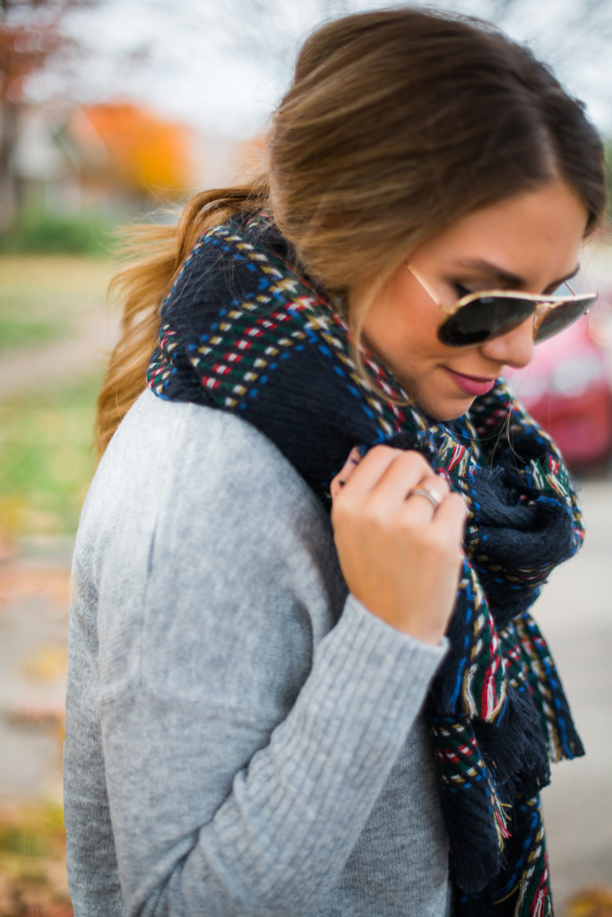 plaid scarf