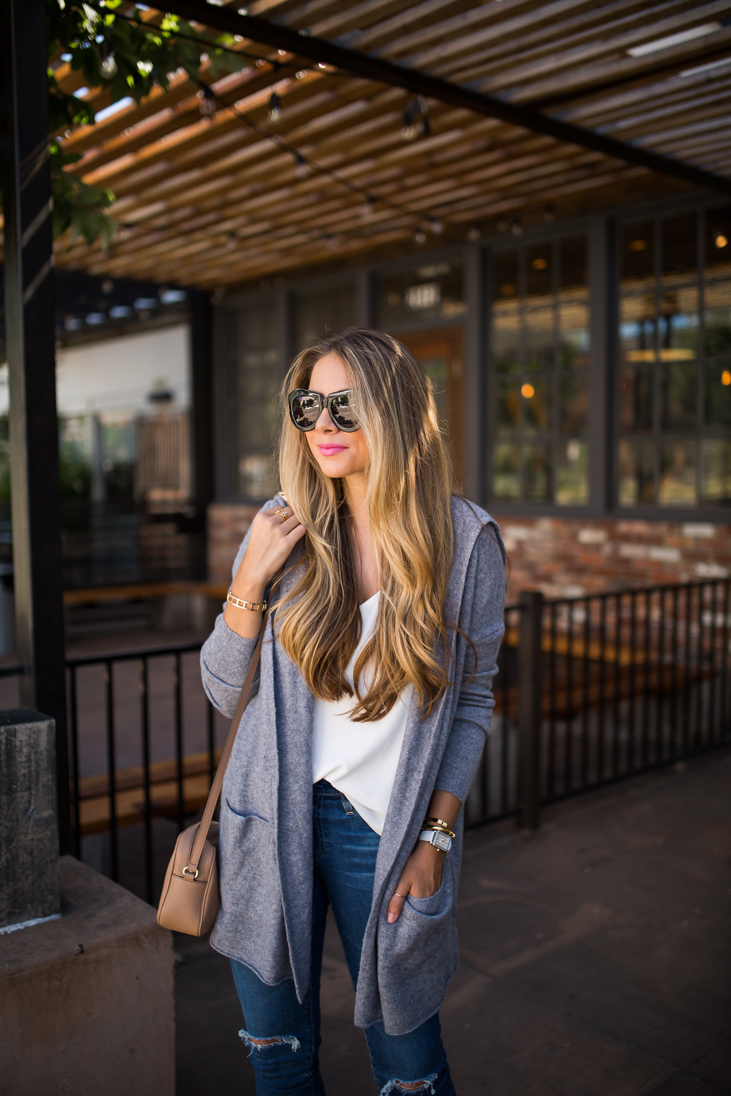 Knit Cardigan Outfit 