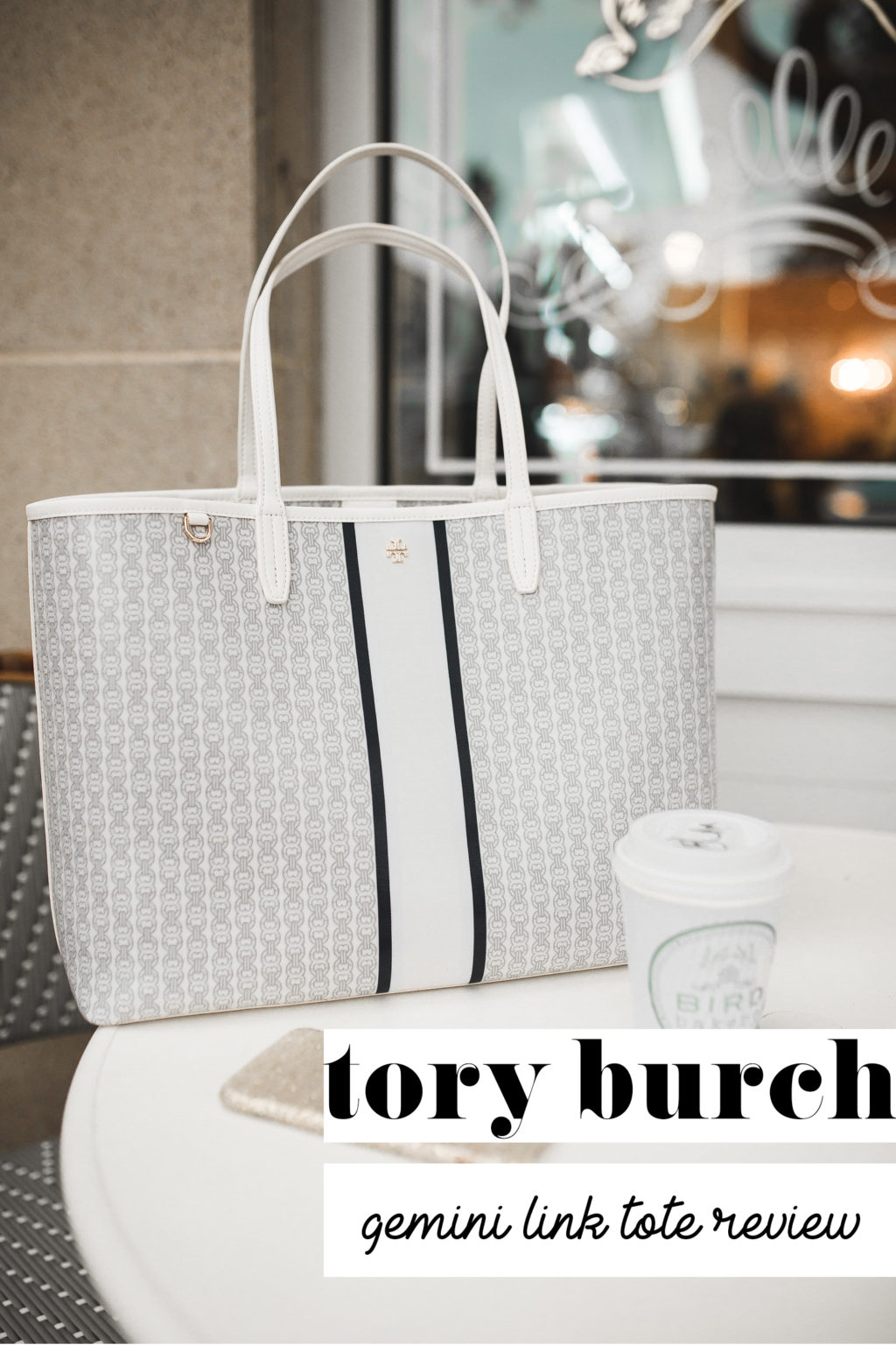 Tory Burch Robinson Small Tote Bag in French Gray