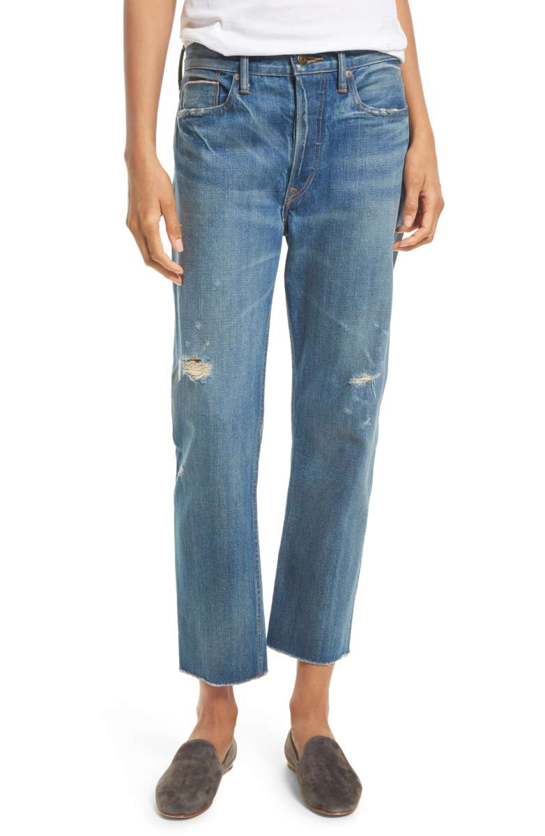 vince distressed slouch jeans
