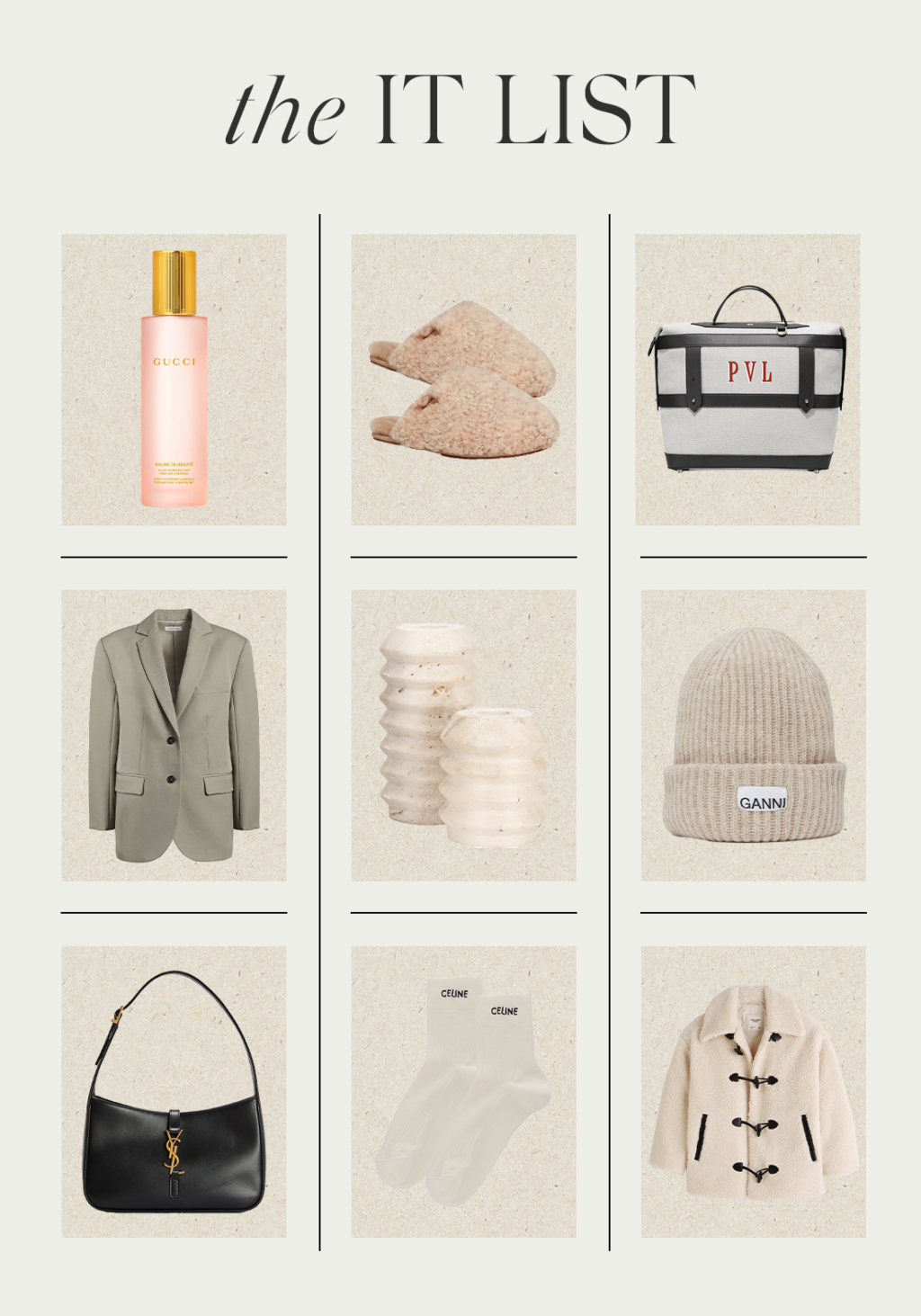 Gift Guide: The It List